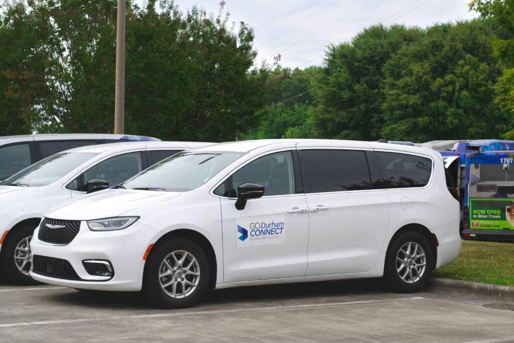 GoDurham Connect vehicle